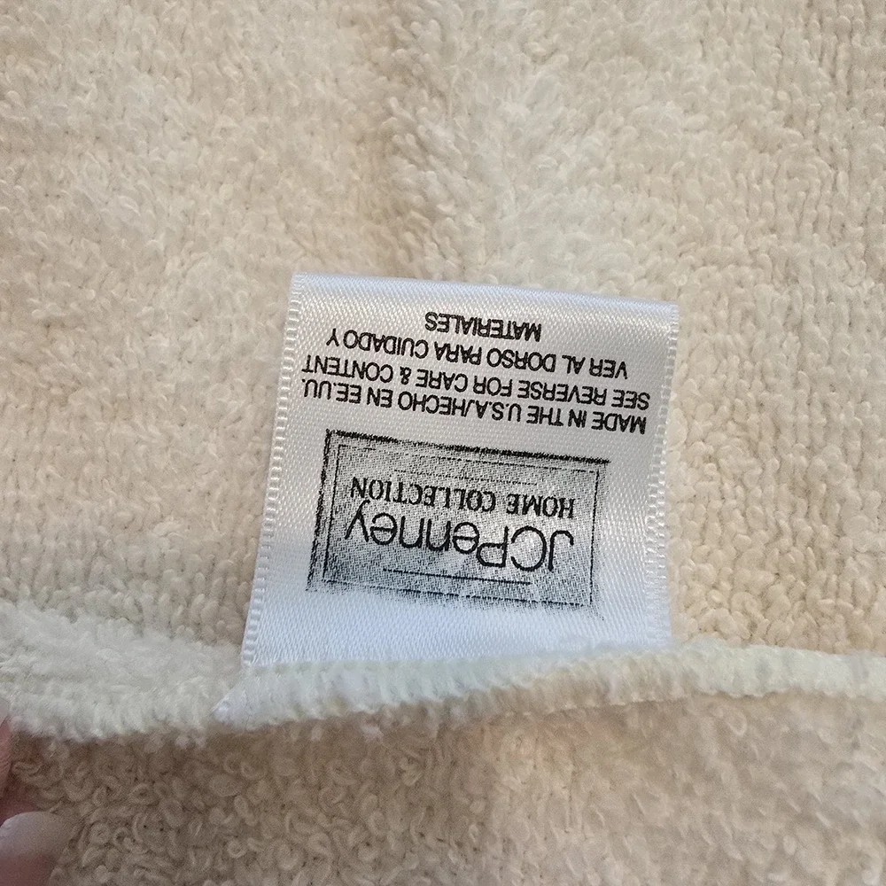 Jcpenney Vtg Mustique Towels Lot Bath Hand‎ Wash 6pc  Set
